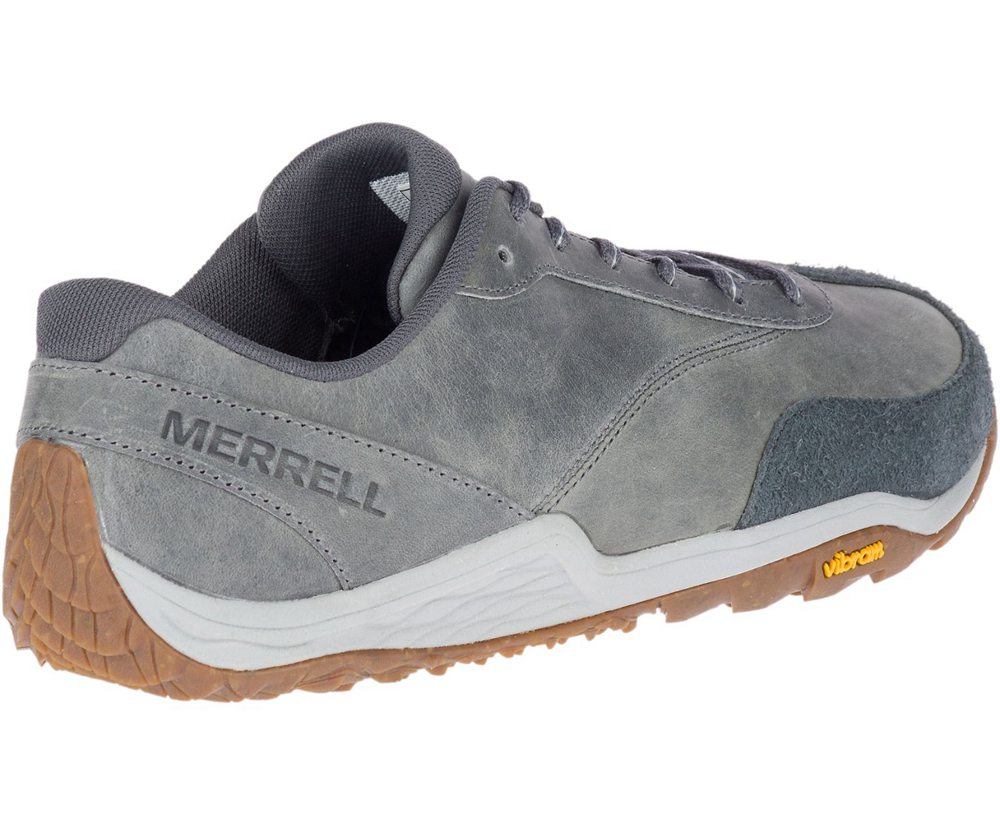 Merrell Sneakers Grey - Trail Glove 5 Leather - Mens 32FGNVKUY